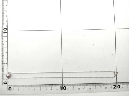 TASAKI Pearl Necklace, 7.2mm Diameter, 18K White Gold, 3.0g 