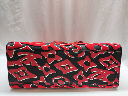 LOUIS VUITTON On the Go GM LV×UF 2-way Tote Bag in Black, Red, and Gold Hardware, Canvas and Taffeta, FM4240 Shoulder Bag