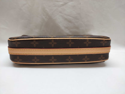 LOUIS VUITTON Monogram Viva Cite Shoulder Bag M46999 Brown Canvas with Gold Hardware and RFID Tags