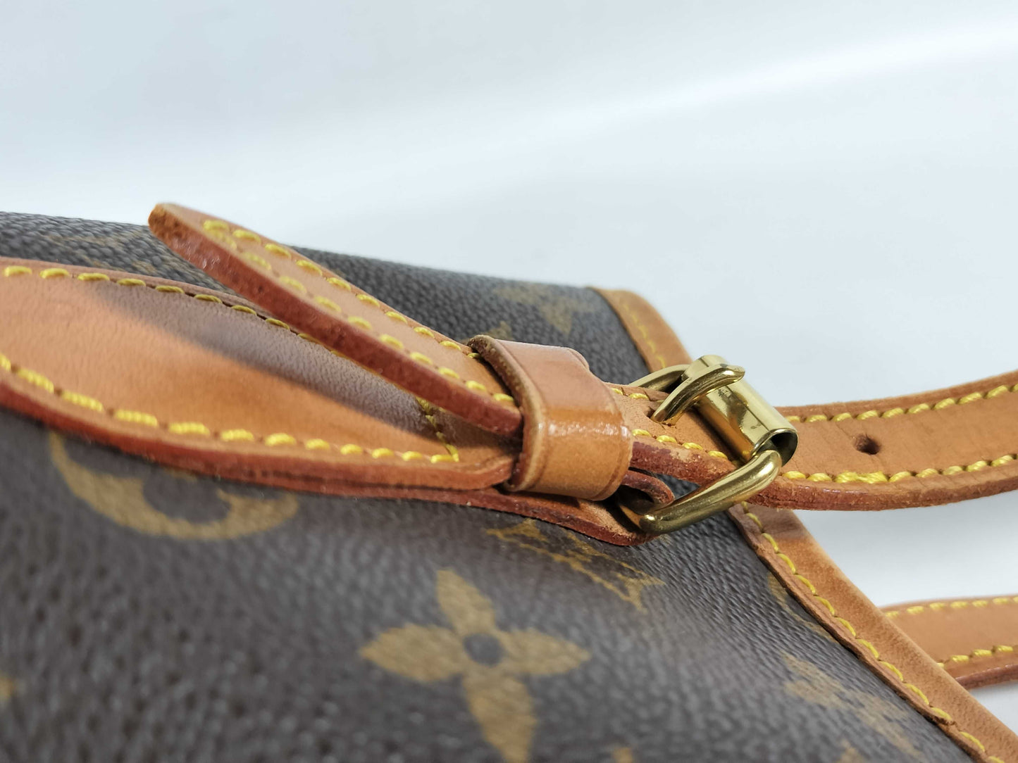 LOUIS VUITTON Monogram LV Monogram Bucket PM M42238 Tote Bag