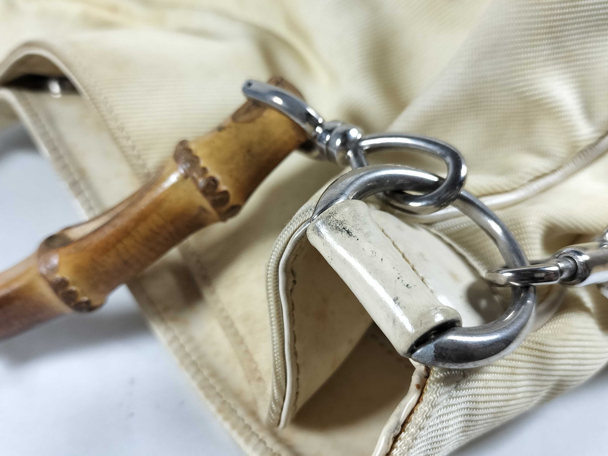 GUCCI Bamboo Shoulder Bag 001.1705.1577 Handbag