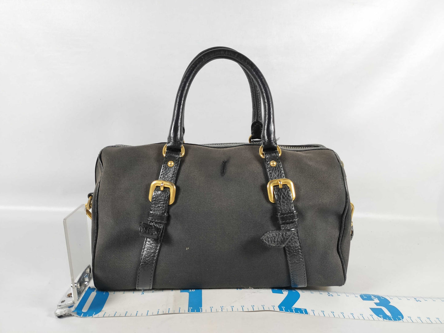 PRADA Prada Logo Jacquard 2-Way Shoulder Bag/Handbag