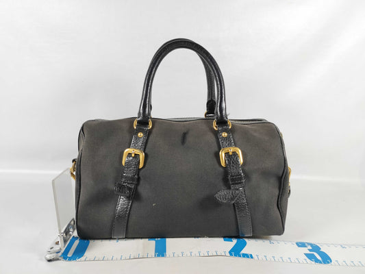 PRADA Prada Logo Jacquard 2-Way Shoulder Bag/Handbag