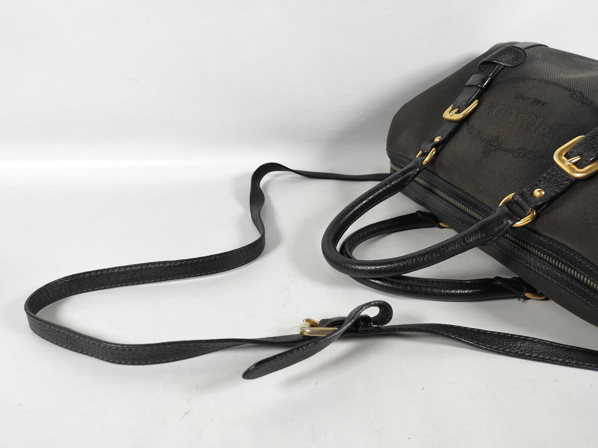 PRADA Prada Logo Jacquard 2-Way Shoulder Bag/Handbag