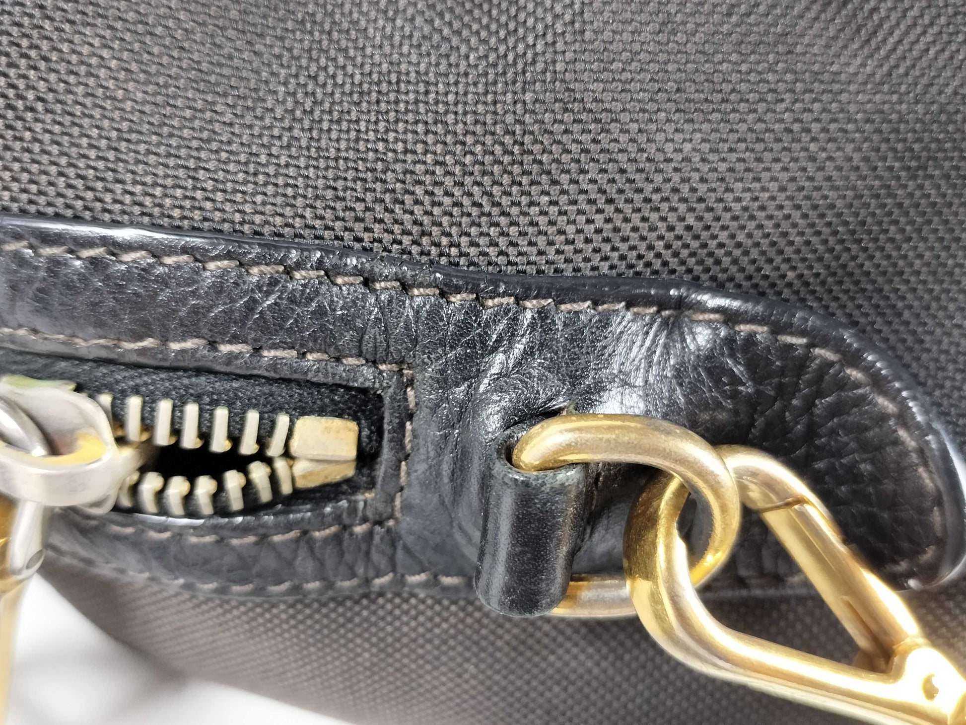 PRADA Prada Logo Jacquard 2-Way Shoulder Bag/Handbag