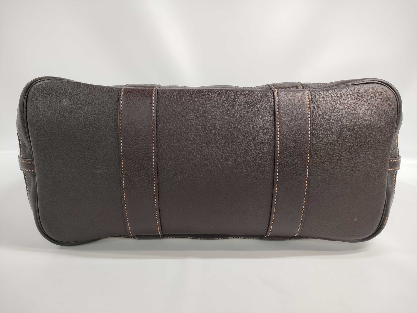 HERMES Garden Party Toile H Maroon Tote Bag