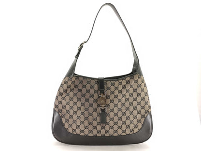 GUCCI Jackie GG Canvas Jackie Shoulder Bag