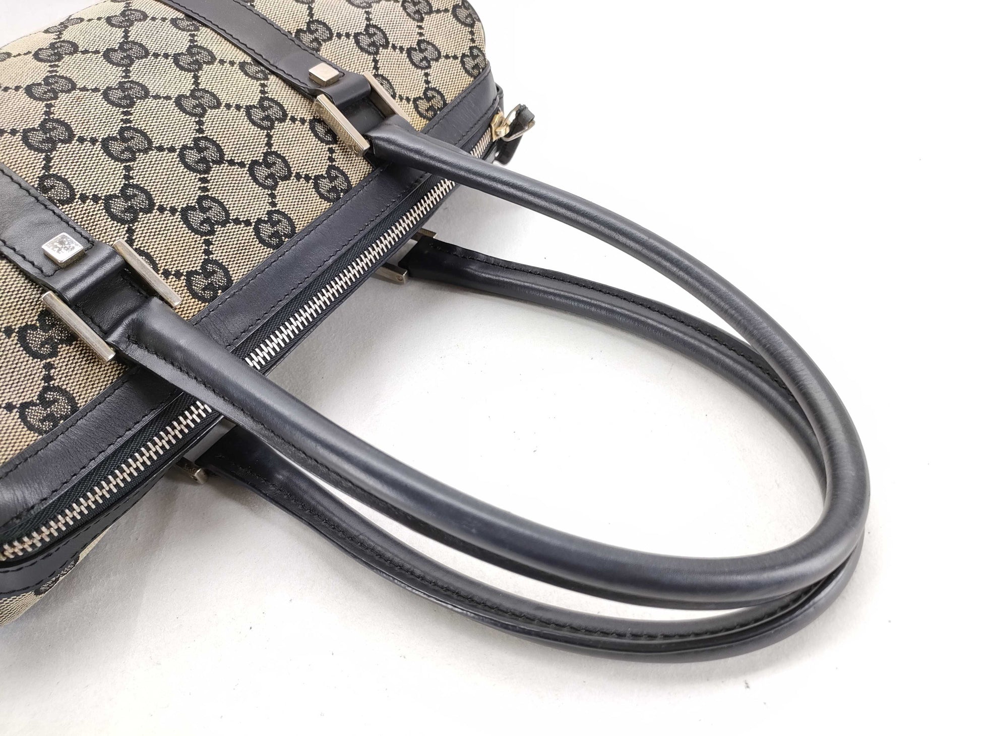 GUCCI GG Canvas Mini Boston Bag Handbag