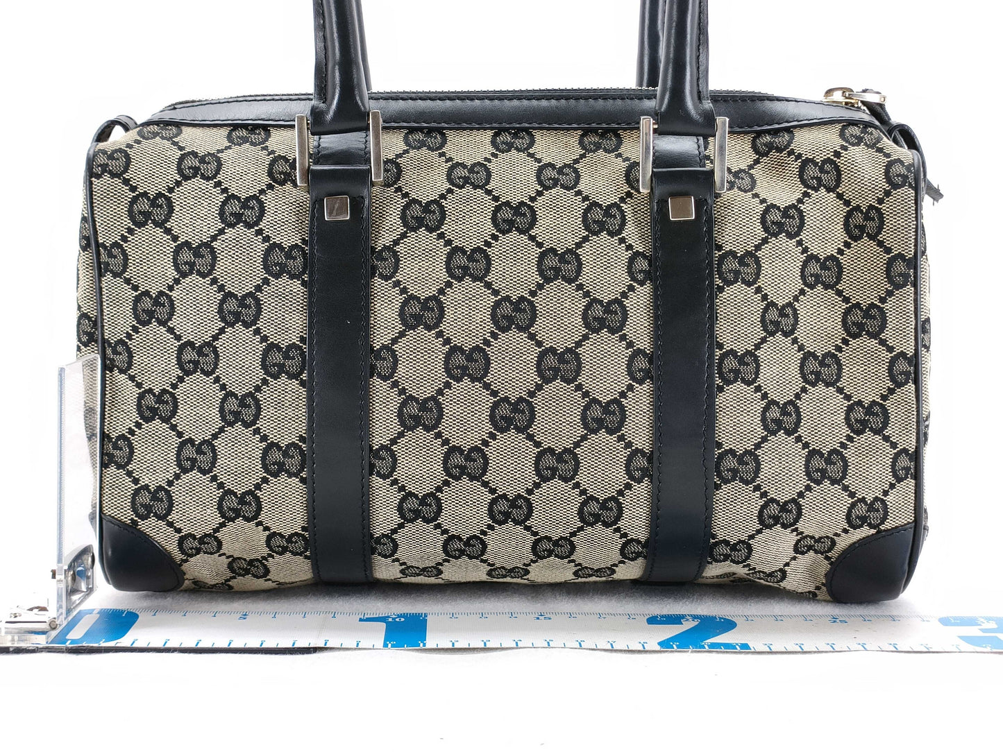 GUCCI GG Canvas Mini Boston Bag Handbag