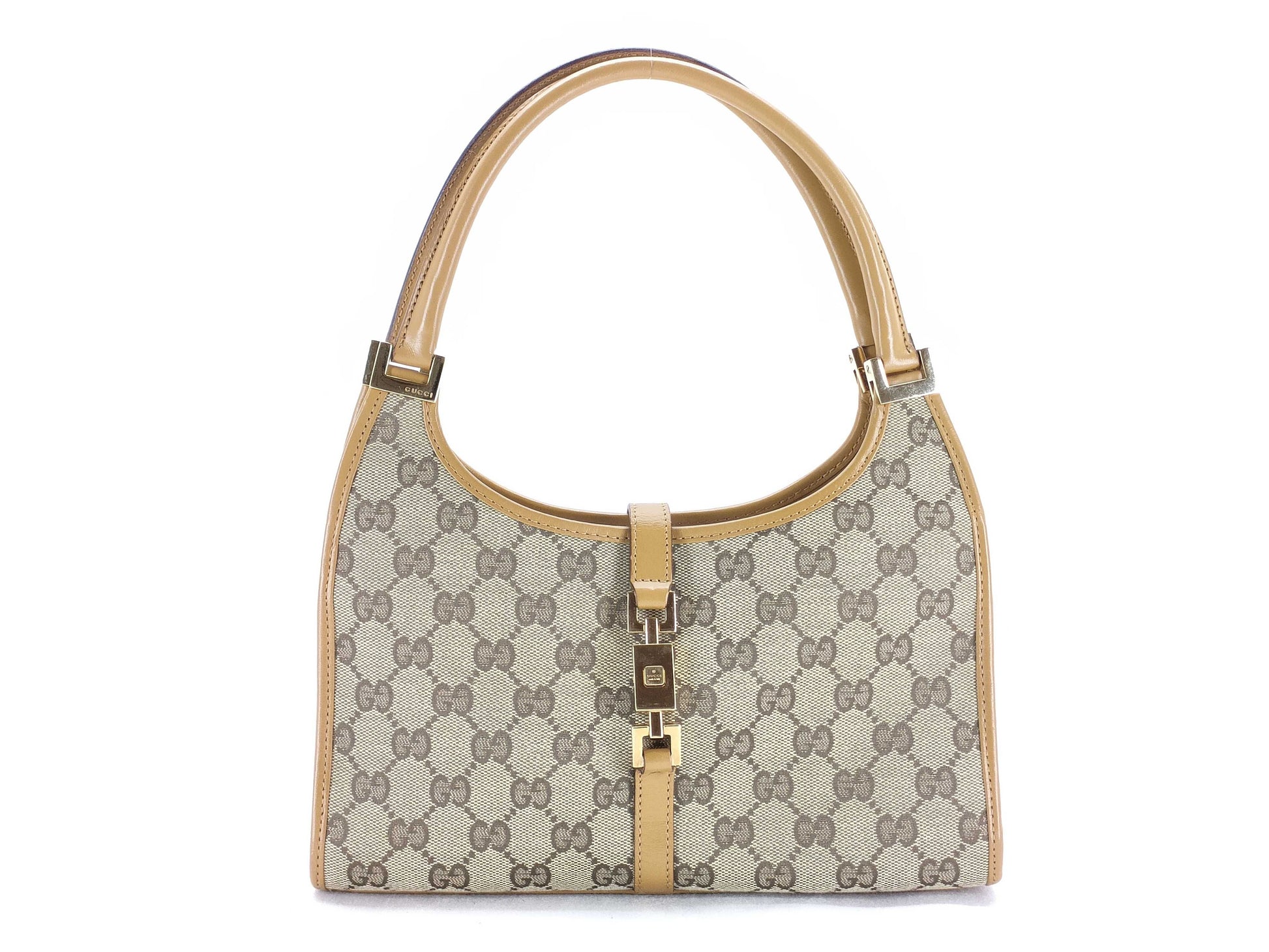 GUCCI Jackie GG Canvas Jackie Handbag