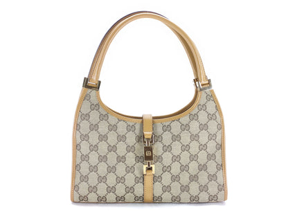 GUCCI Jackie GG Canvas Jackie Handbag