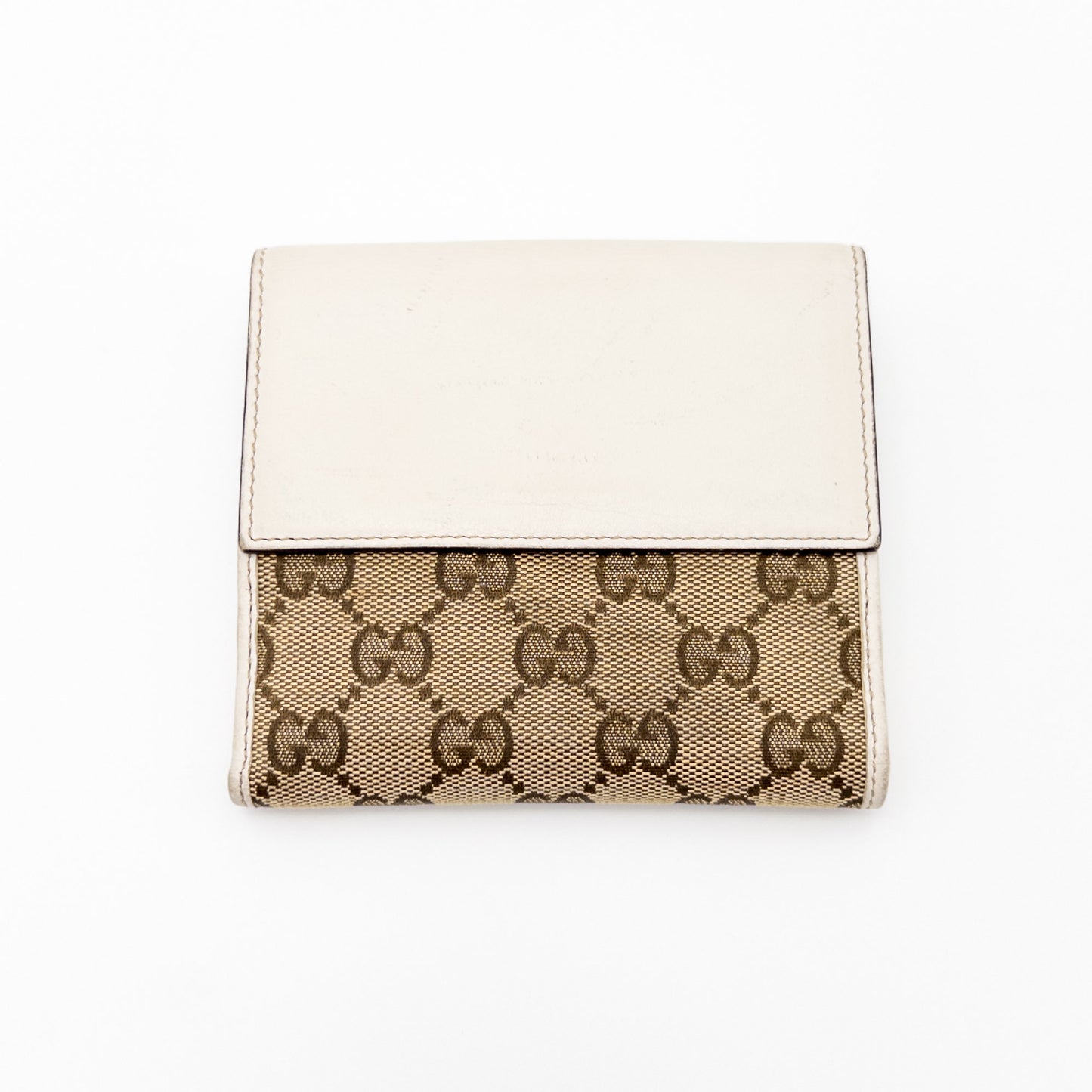 GUCCI GG Canvas Bifold Wallet, Brown, 203549, Box Included