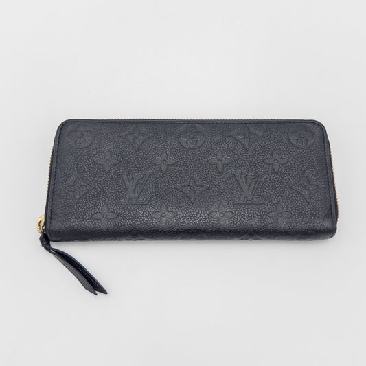LOUIS VUITTON Monogram Empreinte Portefeuille Clemence M60171 Wallet with Dust Bag