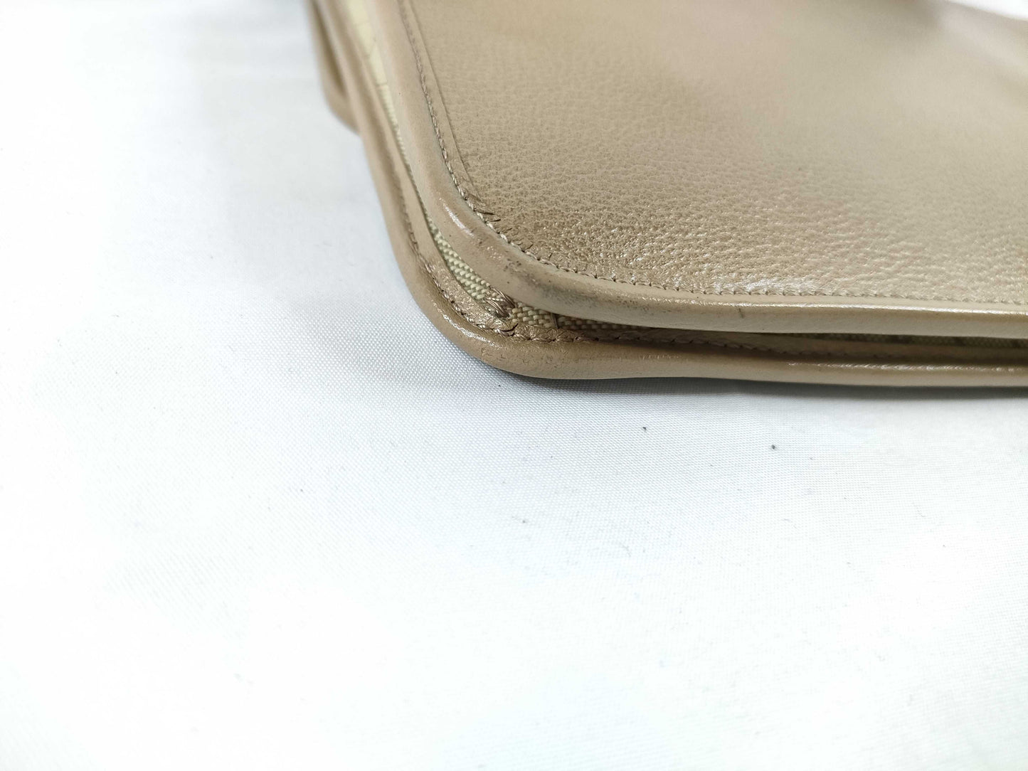 Dior Dior Shoulder Bag Beige CD Hardware Smooth Leather Shoulder Bag