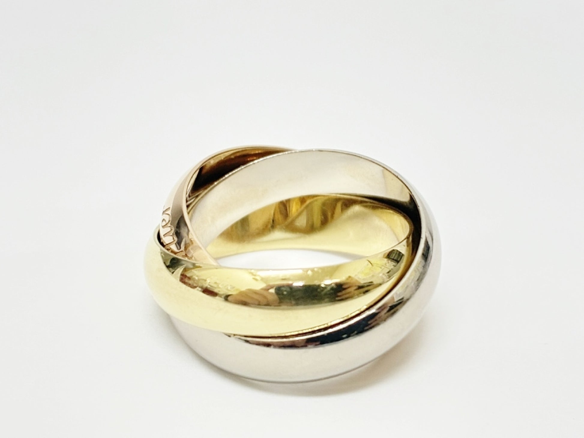 Cartier Trinity #54 Au750 16.1g Ring 