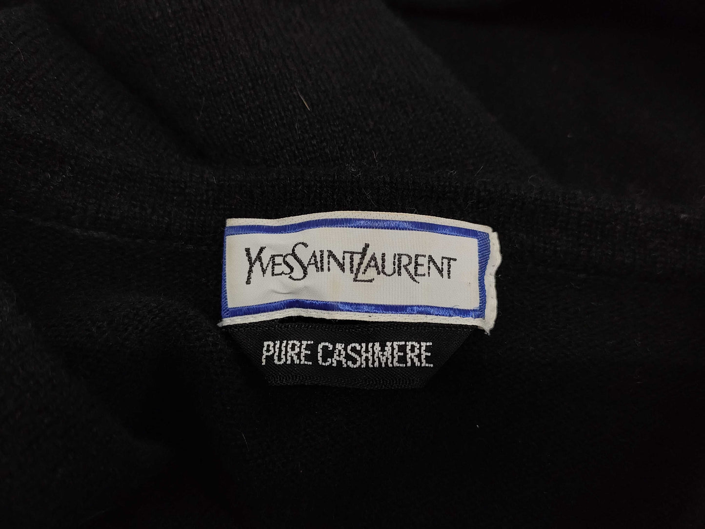 Yves Saint-Laurent Long Sleeve Knit Top, Size M