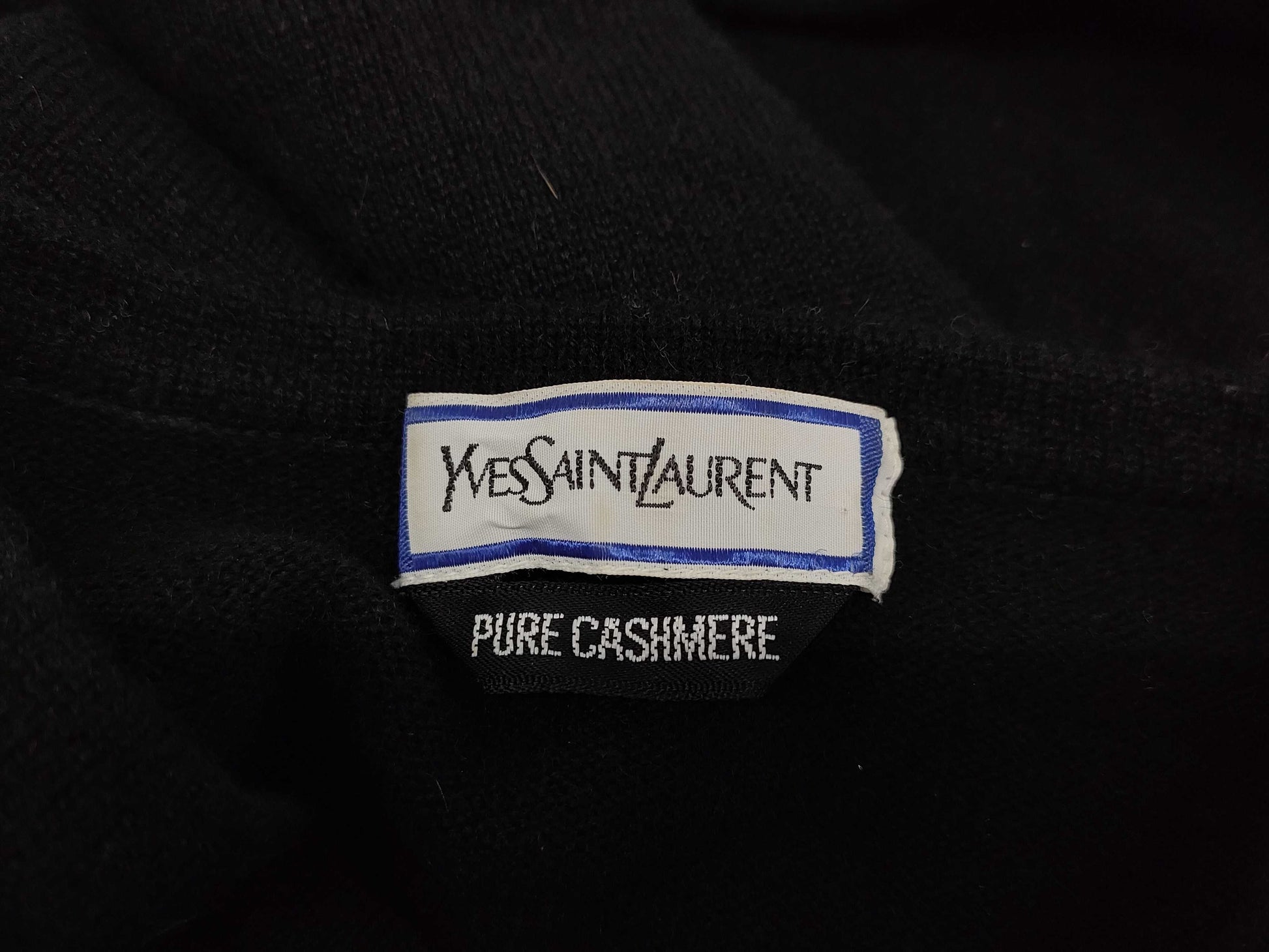 Yves Saint-Laurent Long Sleeve Knit Top, Size M