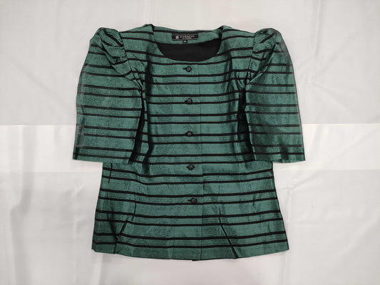 GIVENCHY puff sleeve short sleeve top size 10 tops