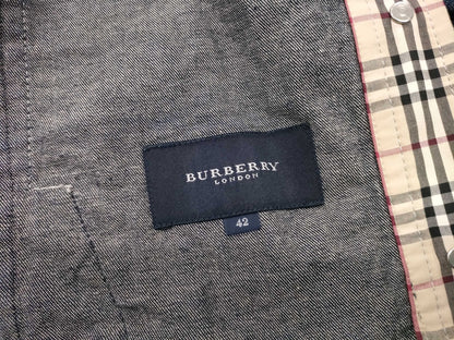 BURBERRY LONDON denim jacket size 42 jacket