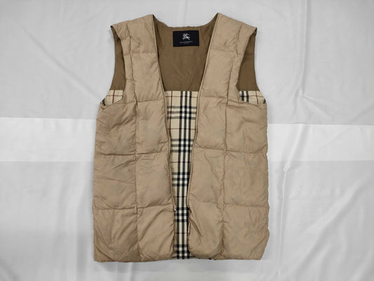 BURBERRY Down Vest Size LL Vest