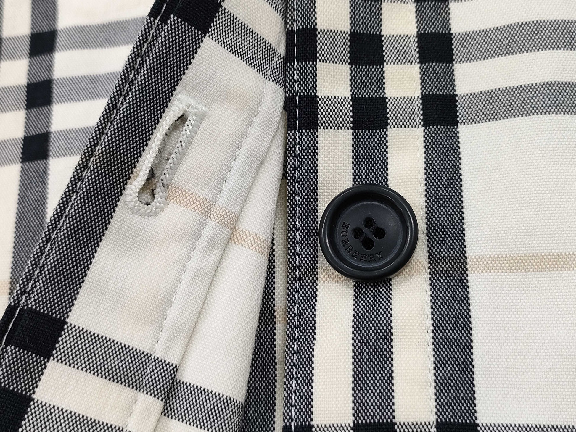 BURBERRY Belted Shirt Size 40 Shirt
