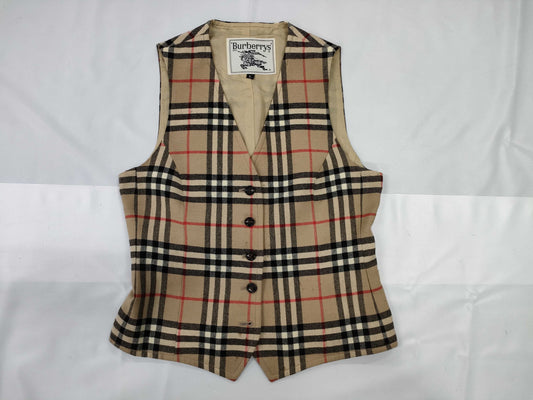 Burberrys Vest Size L C-TK83 Vest