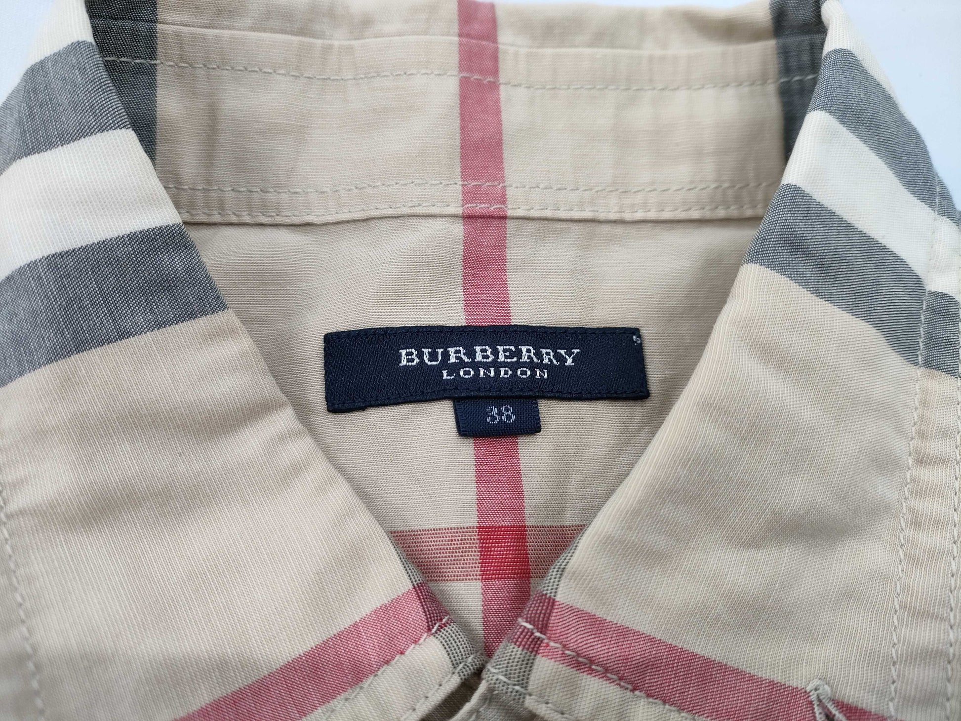 BURBERRY long sleeve shirt size 38 shirt