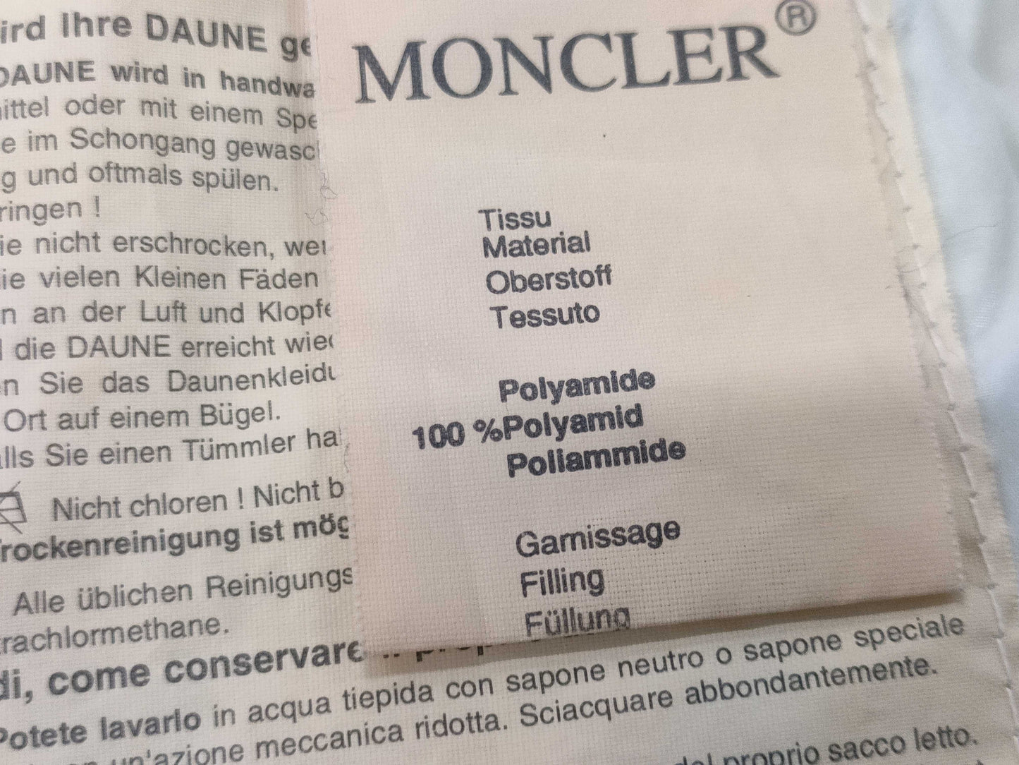 MONCLER Down Jacket Size 2 Jacket