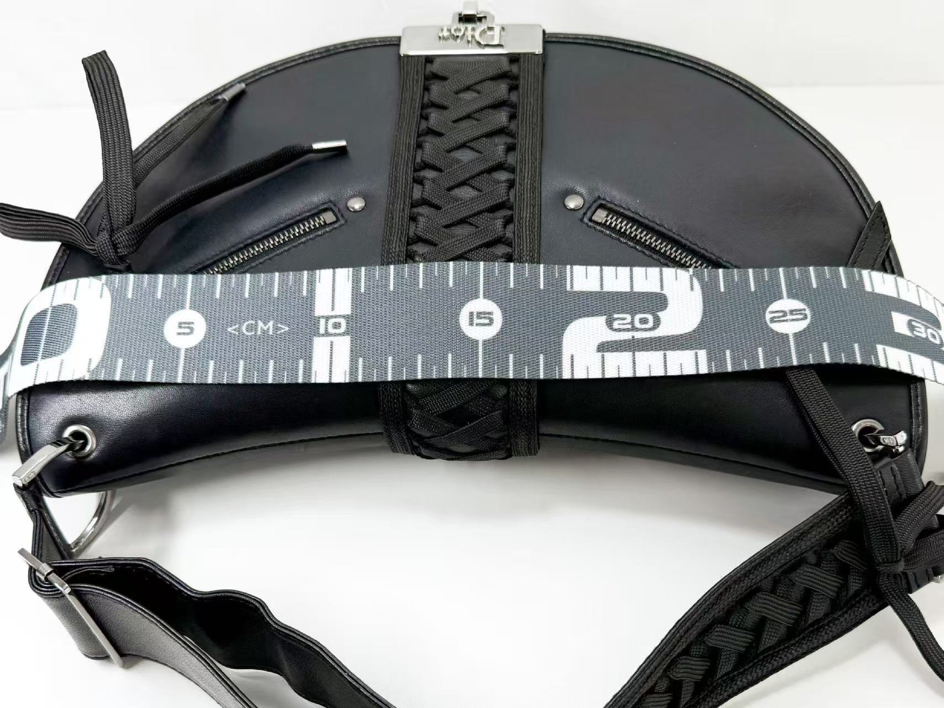 Dior Black Admit It Galliano Shoulder Bag, 06-MA-0092, W30cm , Excellent Condition, AB