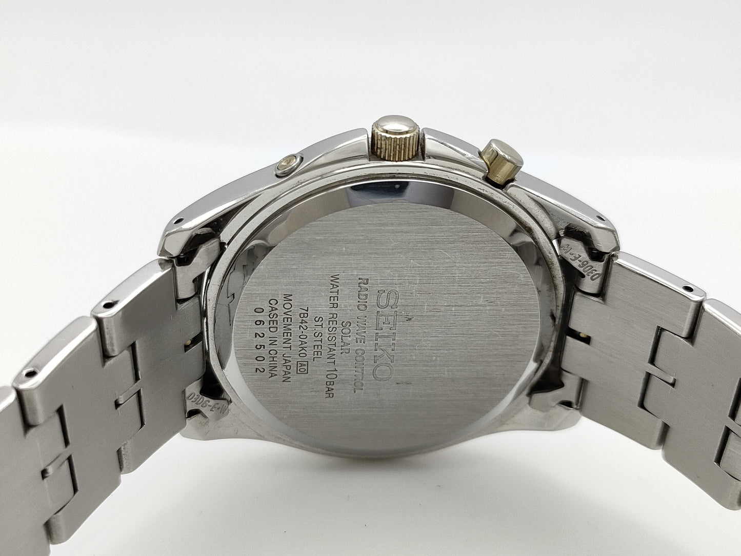 SEIKO radio solar 7B42-0AK0 062502 Men's Watch