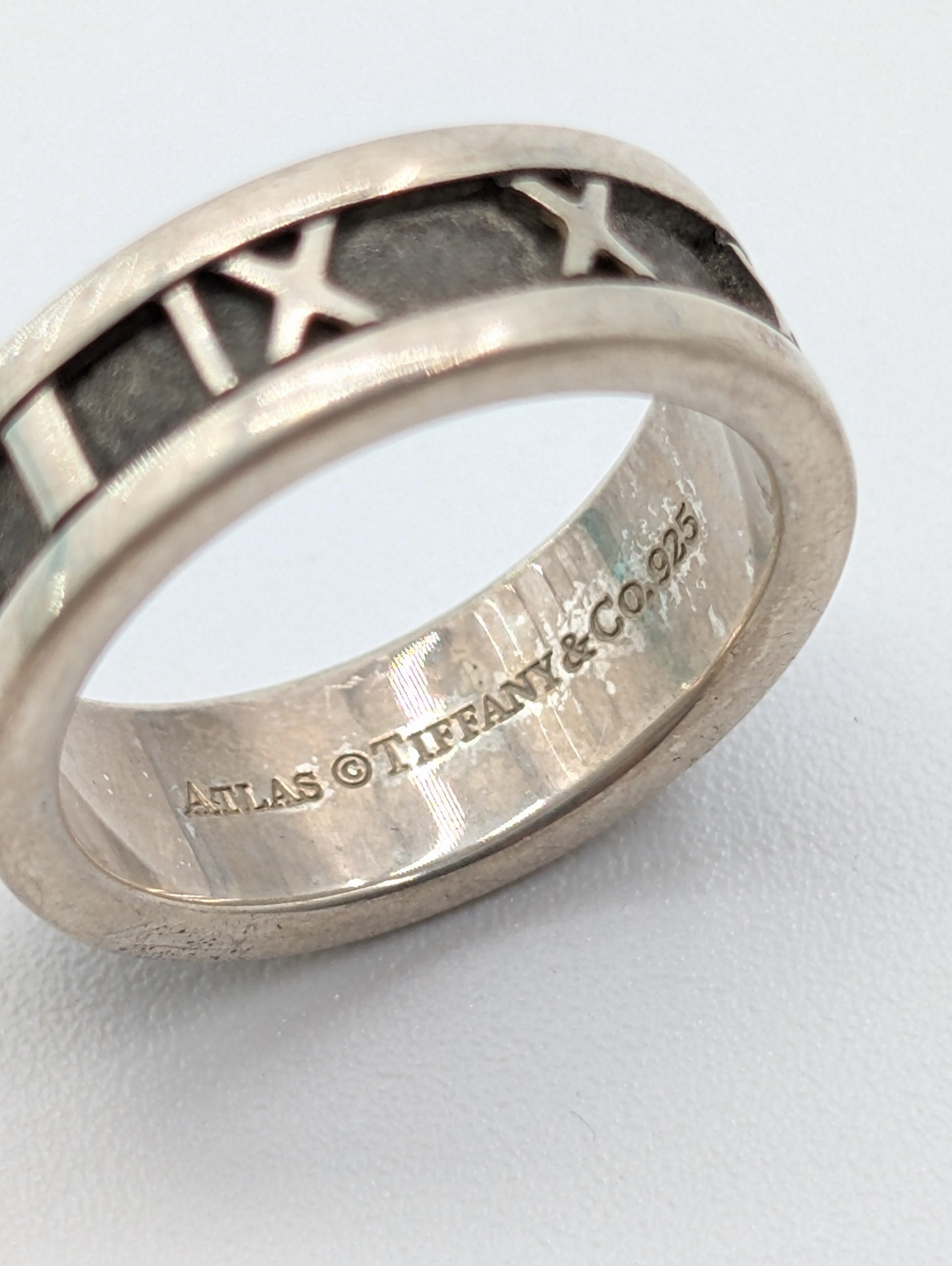 Tiffany & Co. Atlas Tiffany Ring, 925, 5.6g