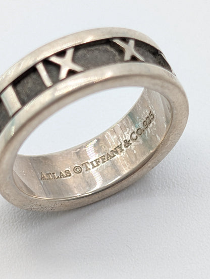 Tiffany & Co. Atlas Tiffany Ring, 925, 5.6g