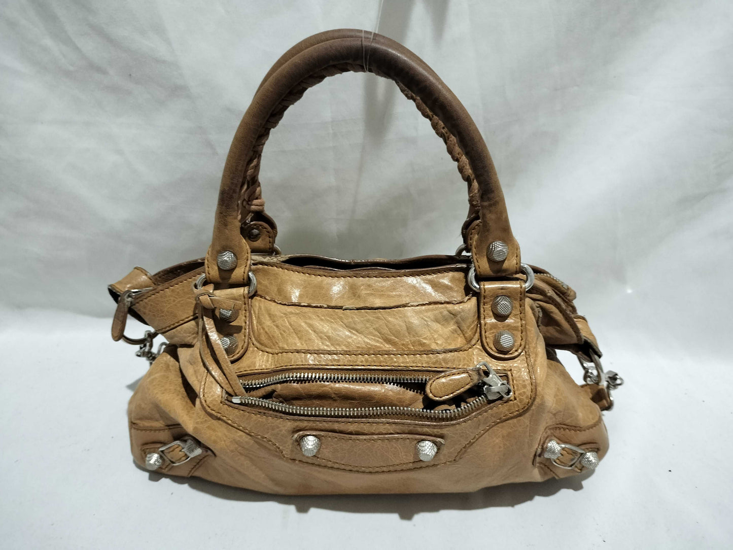 BALENCIAGA Giant Shoulder Bag with Mirror and Strap