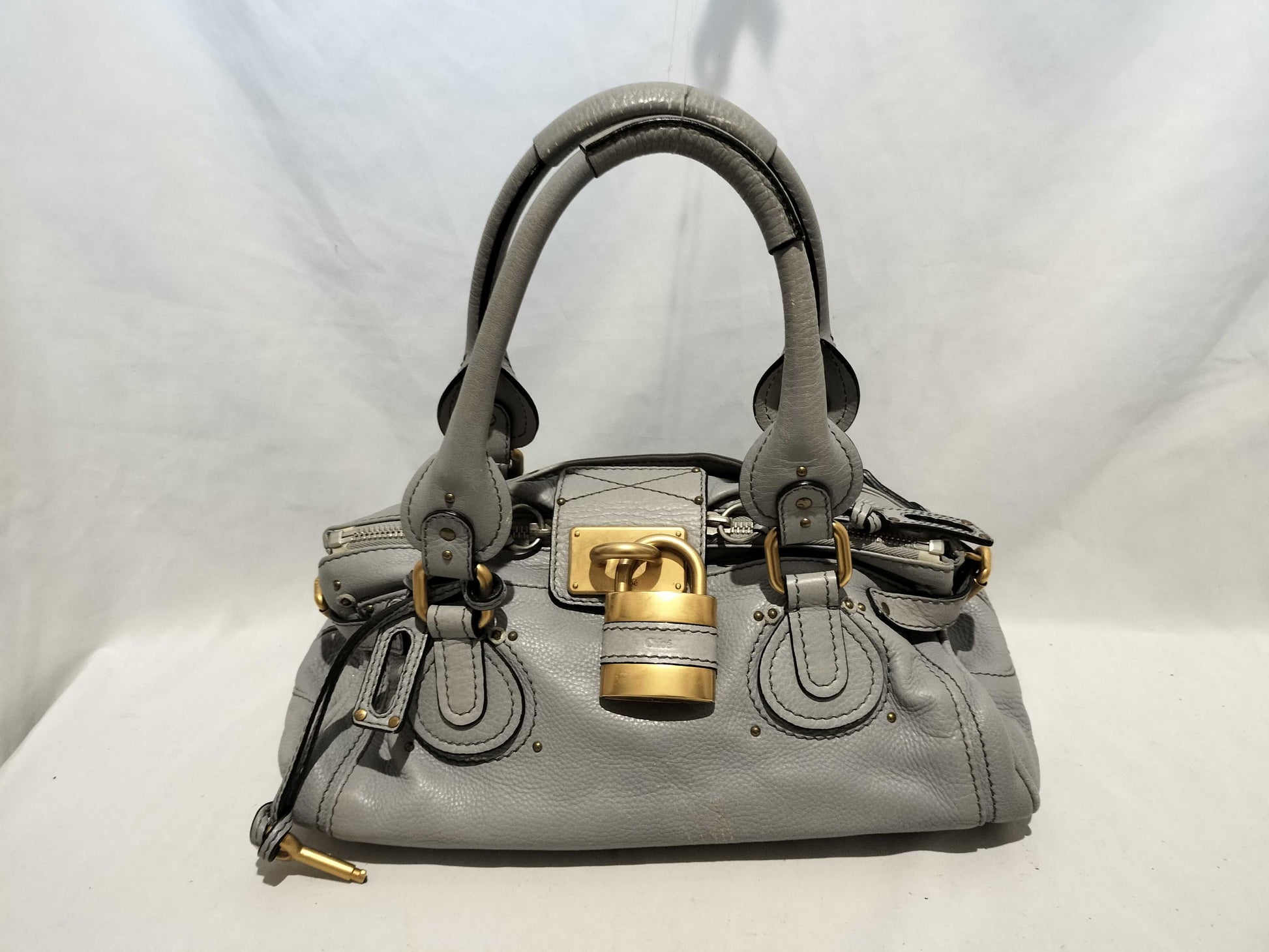 Chloe Paddington light blue handbag
