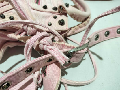 BALENCIAGA Neocagole Denim Shoulder Bag