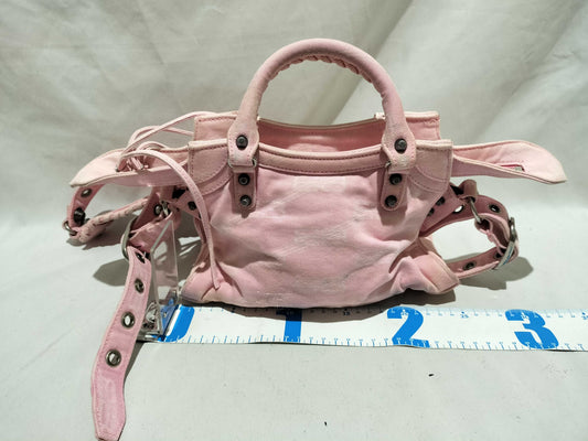 BALENCIAGA Neocagole Denim Shoulder Bag