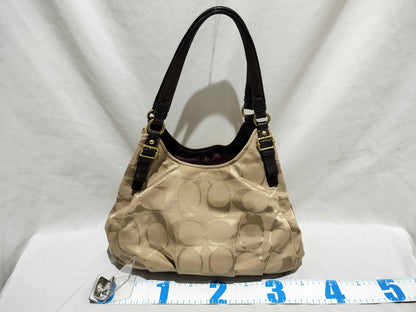 COACH Signature Coach Hobo Shoulder Bag Signature Shoulder Bag