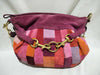 COACH Suede One-Shoulder Bag Patchwork Shoulder Bag