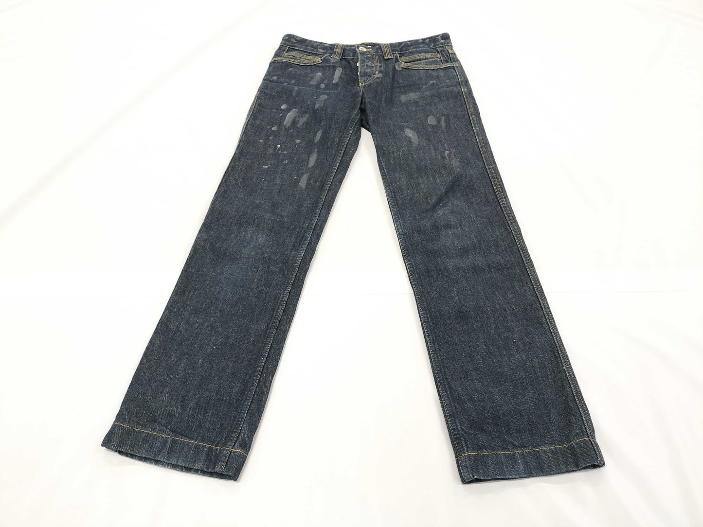 DOLCE & GABBANA Dolce & Gabbana Denim Pants, Painted, Size 28