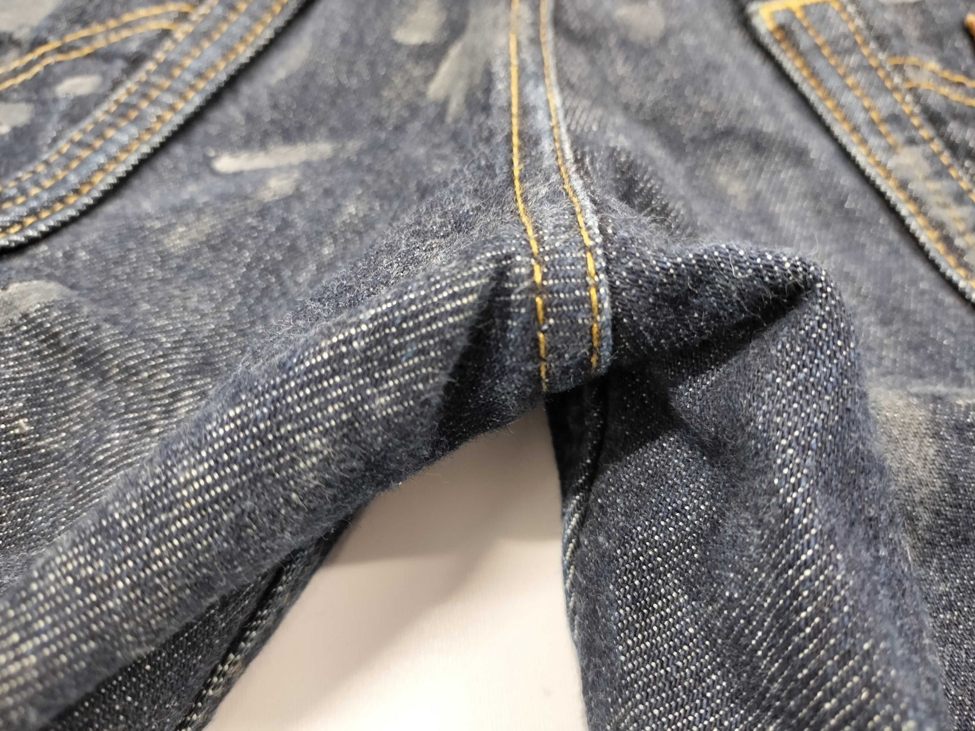 DOLCE & GABBANA Dolce & Gabbana Denim Pants, Painted, Size 28