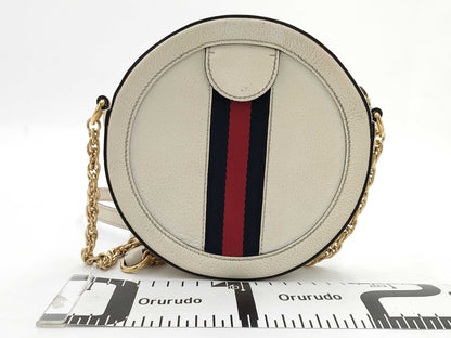 GUCCI GG Marmont Ophidia Round Chain Shoulder Bag 550618 Shoulder Bag