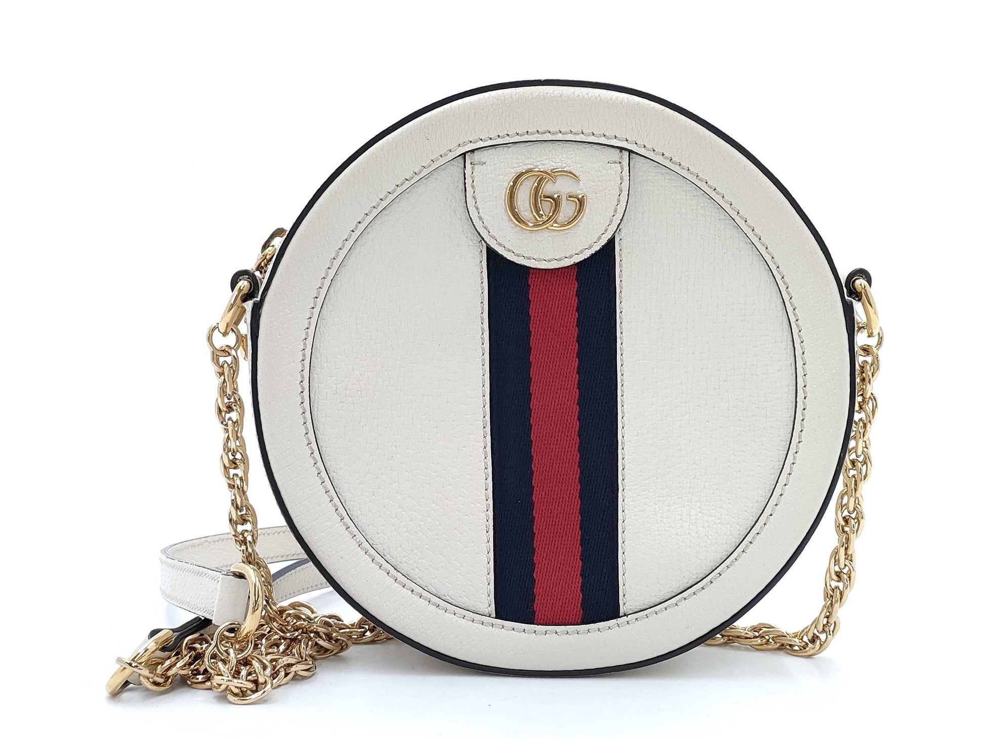 GUCCI GG Marmont Ophidia Round Chain Shoulder Bag 550618 Shoulder Bag
