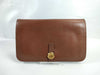 HERMES Dogon GM Leather Bi-fold Long Wallet with K Stamp, Brown