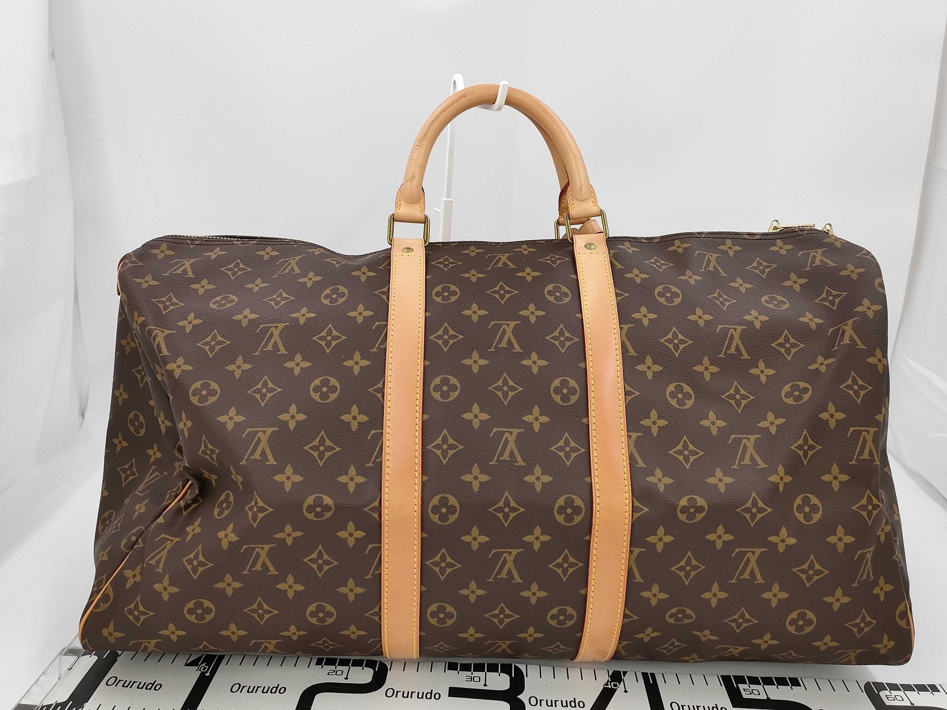 LOUIS VUITTON Monogram Keepall 55 Boston Bag