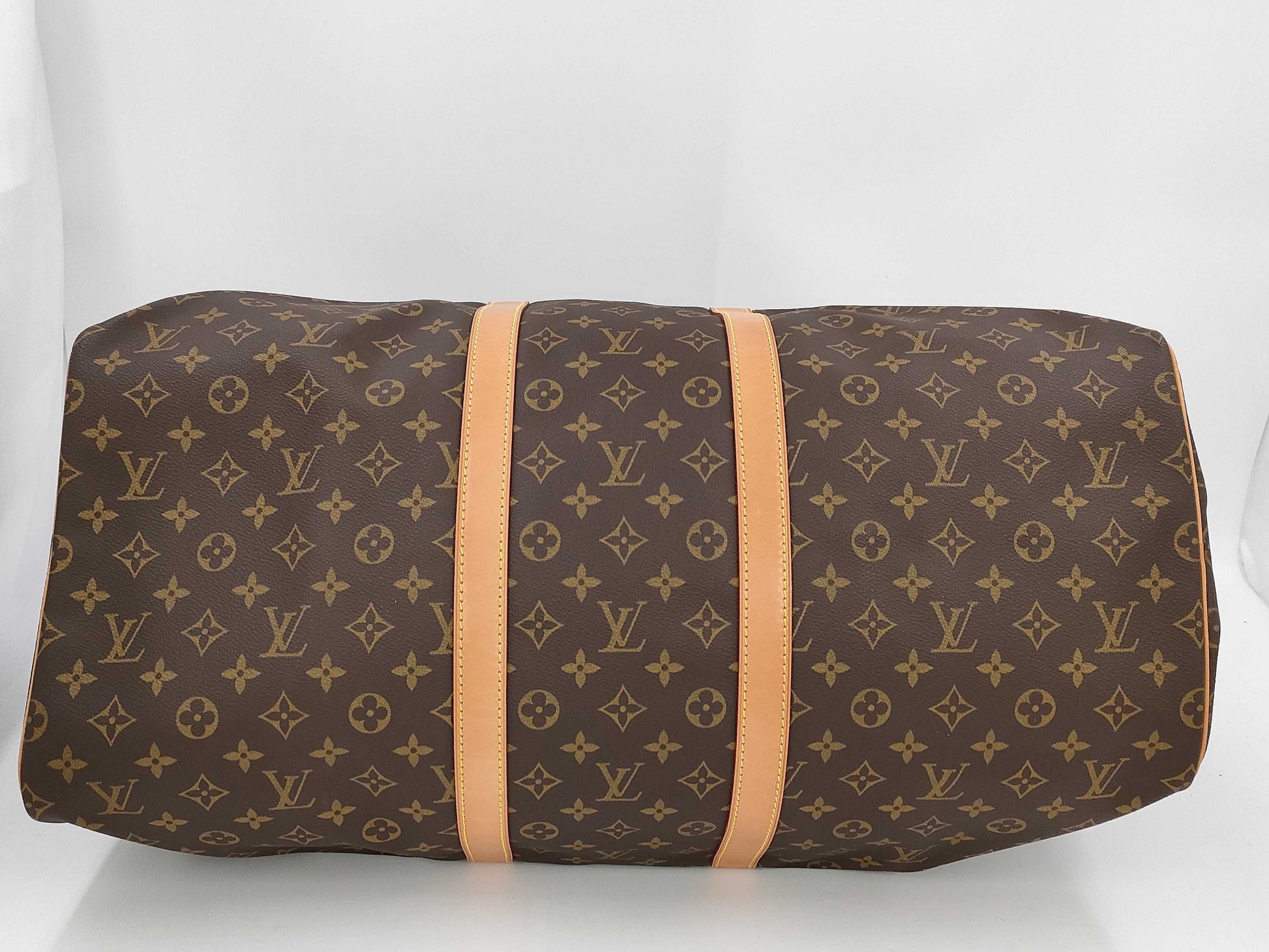 LOUIS VUITTON Monogram Keepall 55 Boston Bag