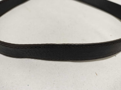 GUCCI 223666 Guccissima Shoulder Bag Flap Leather Black Shoulder Bag