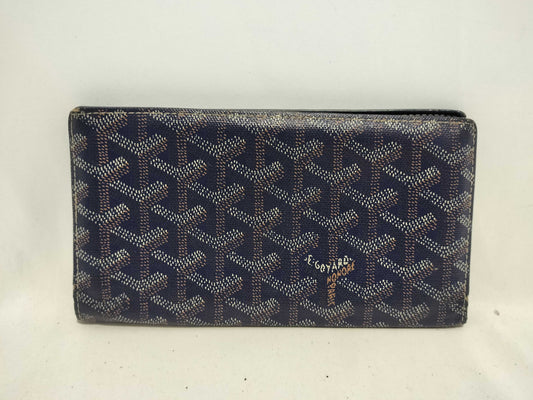 GOYARD Richelieu Long Wallet Navy
