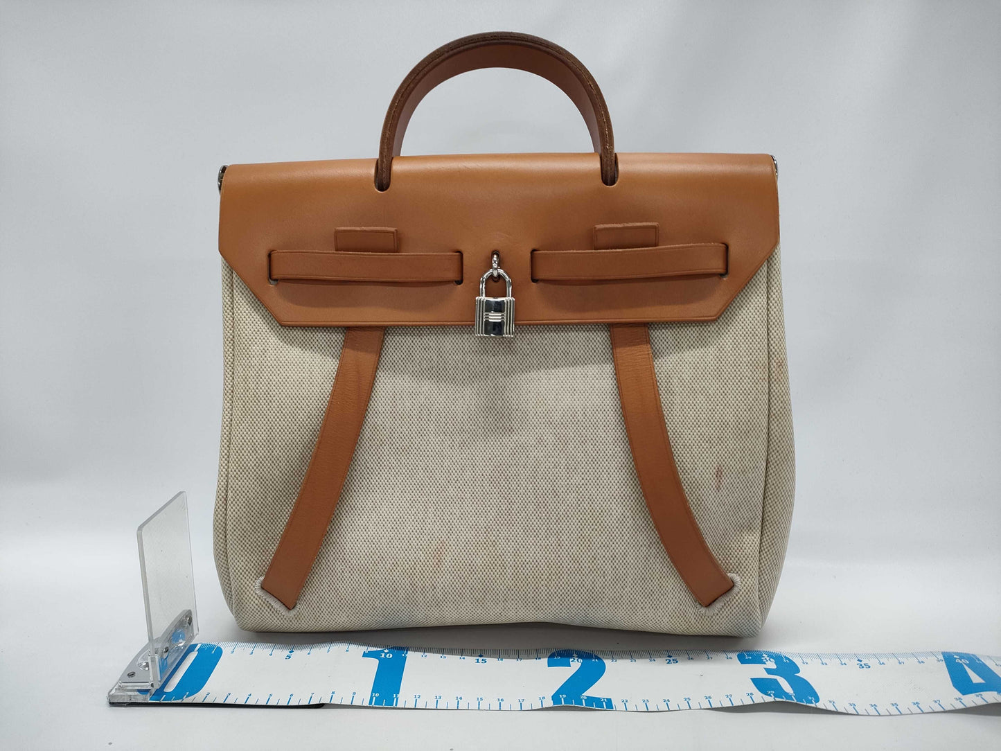 HERMES Airbag □C engraved spare bag with key/padlock dust bag shoulder bag