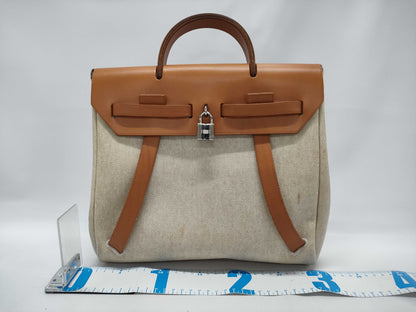 HERMES Airbag □C engraved spare bag with key/padlock dust bag shoulder bag