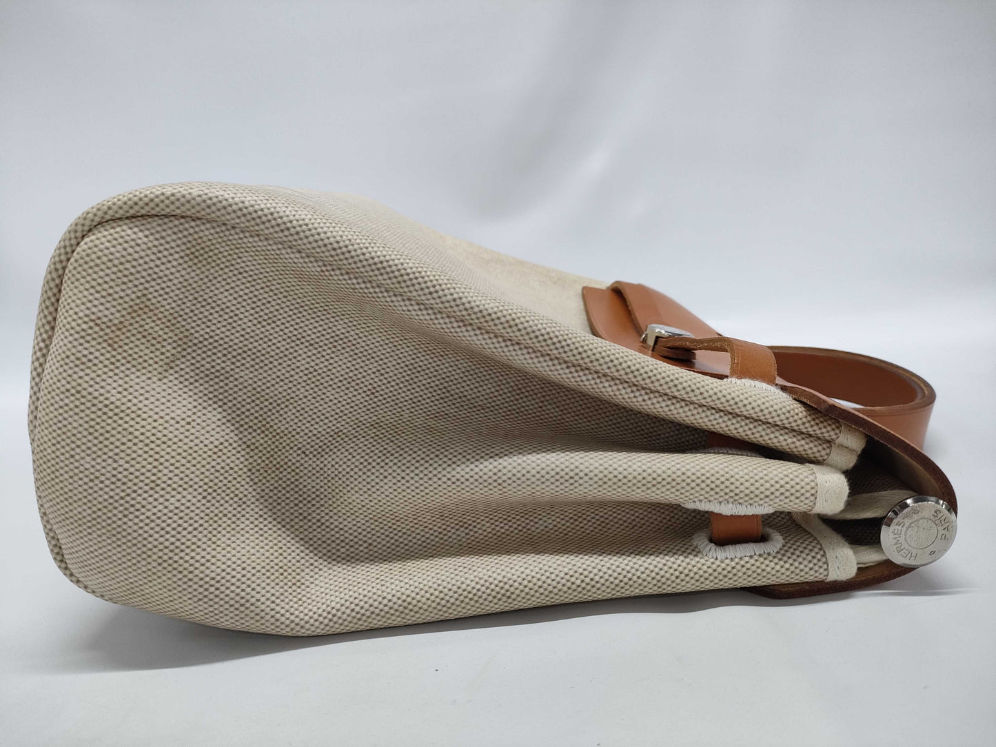 HERMES Airbag □C engraved spare bag with key/padlock dust bag shoulder bag